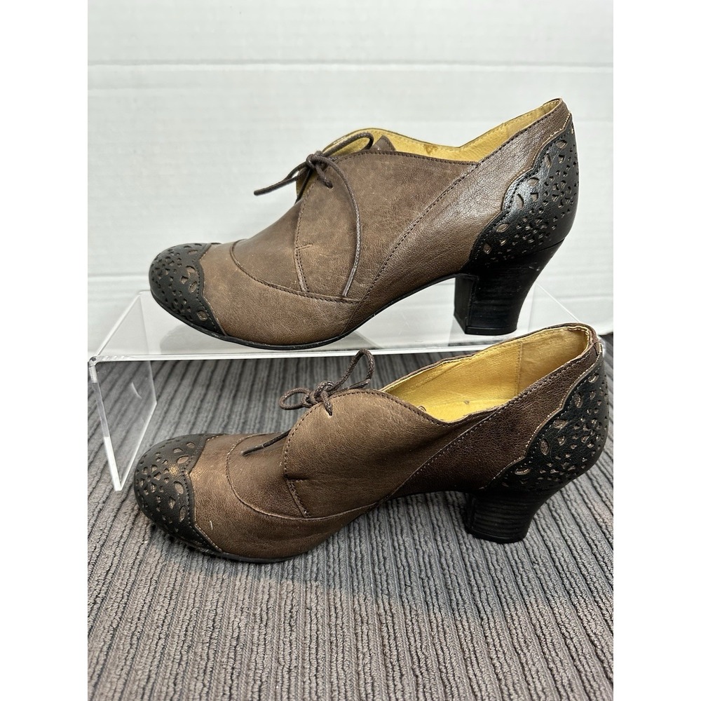 Brako Shoes EU Size 39 8.5 US Women's Brown And Black Witchy Heels